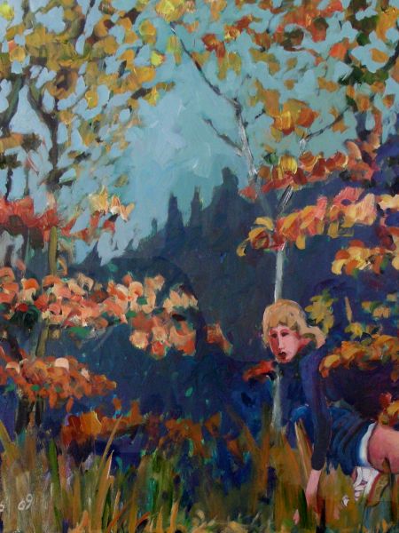 I pagt med naturen (akryl, olie 80 x 80).jpg